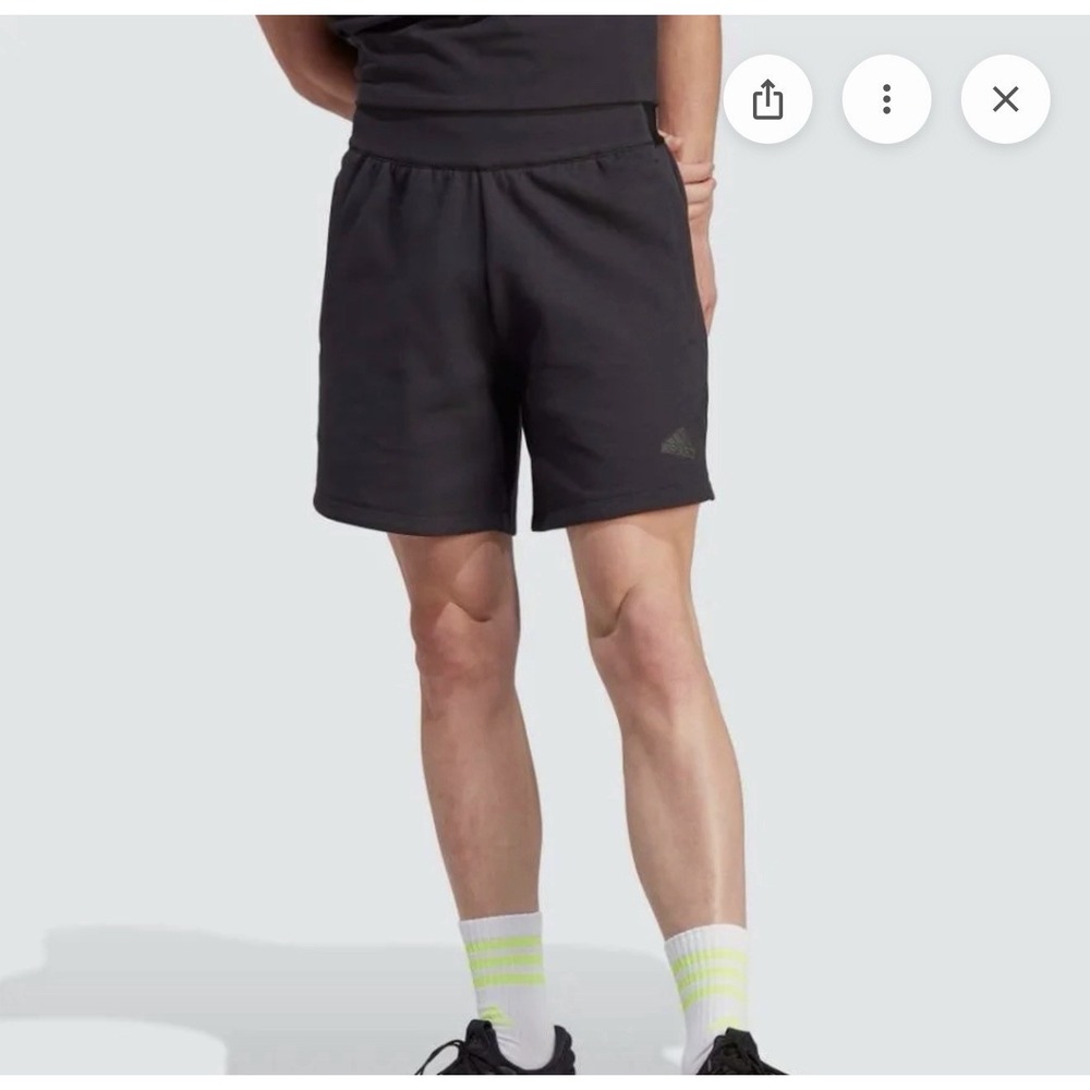 Adidas ZNE Mens Large Premium Shorts Black New IN5096